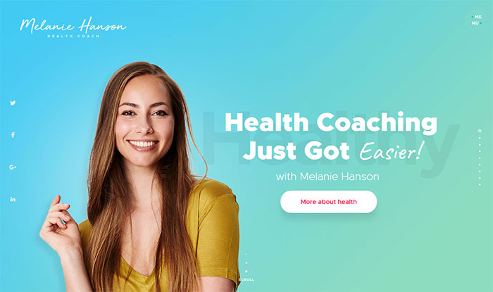 Terveysvalmentaja - Niche WordPress -malli - terveys-valmentaja-blogi-lifestyle-lehti