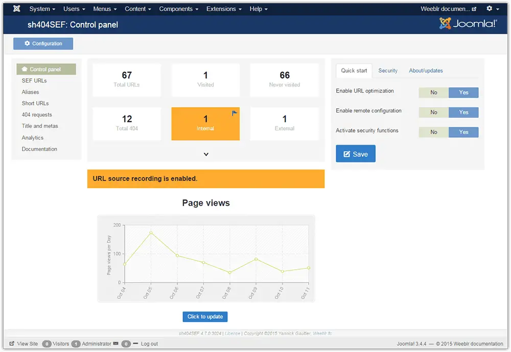 sh404 Screenshot