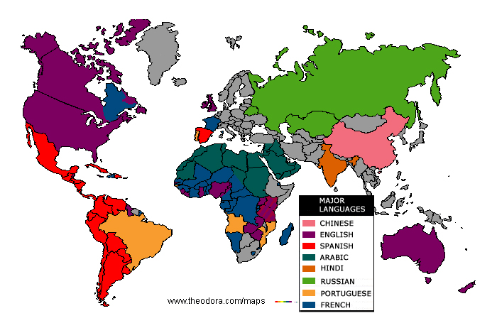 map world language