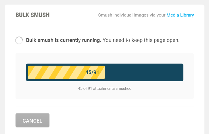 wp smush to optimize wordpress images